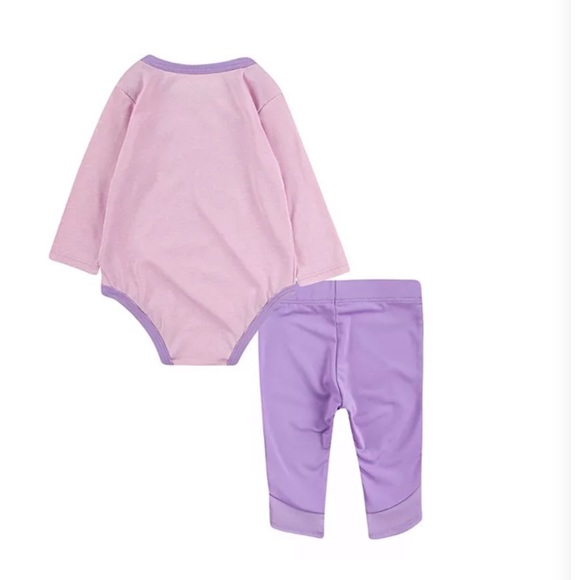 NIKE GIRLS’  2-PIECE LS BODYSUIT  & LEGGINGS SET - Picture 2 of 2